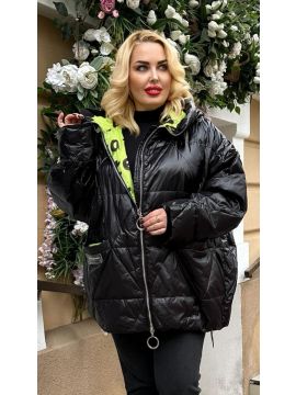 Куртка стеганная, эмблема на кармане 5XL-8XL